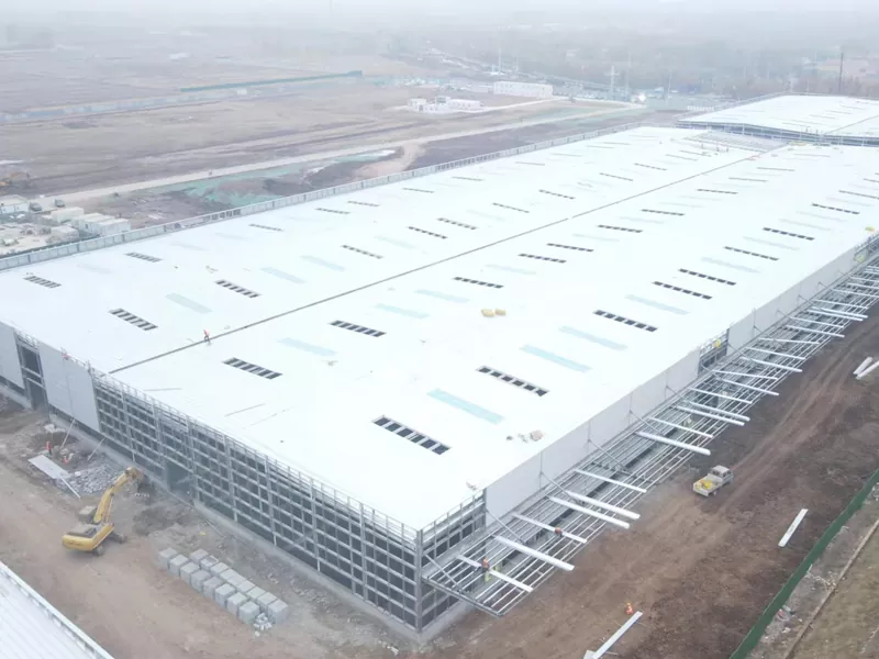 Prefab Metal Warehouse বিল্ডিং