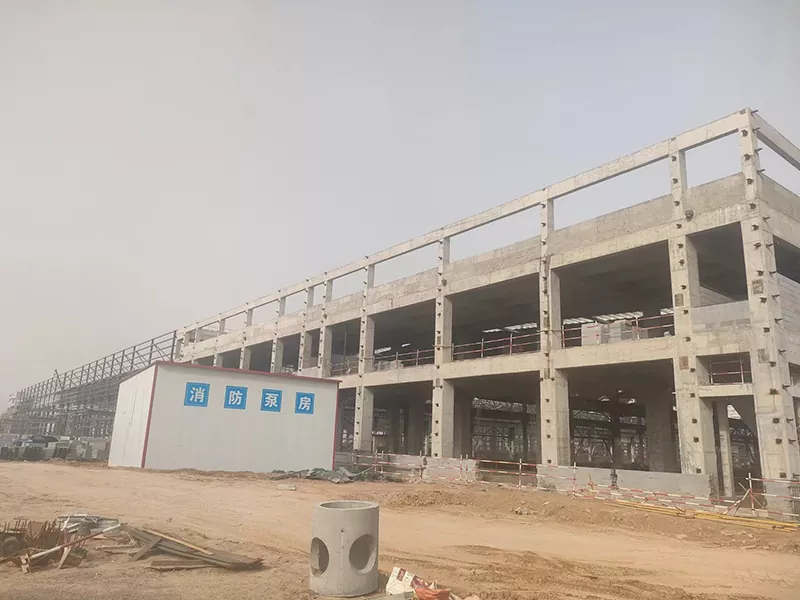 Prefab ইস্পাত গঠন গুদাম বিল্ডিং