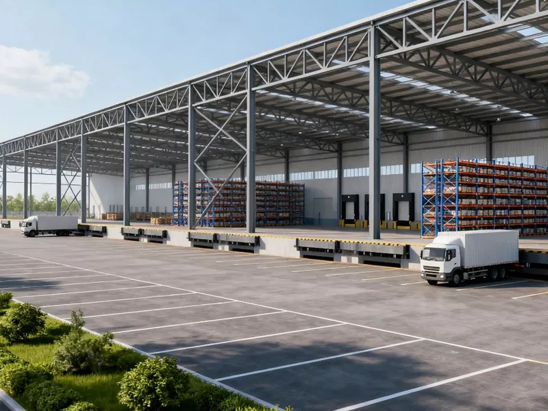 ষ্টীল গঠন বিতৰণ কেন্দ্ৰ বিল্ডিং